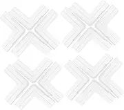 Veemoon 20pcs Transparent PVC Corner Protectors for Windows Safety Easy to Cut and Install Collision Protection for Home Office Use