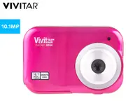 Vivitar ViviCam X054 Digital Camera/10MP/Photo/Video/1.5inch LCD/AAA/USB/Pink