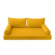 *COVER ONLY*-Style 2 Daybed Mattress Bolster Pillow Covers Piped Trim Full-AD108