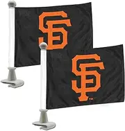 ProMark San Fransisco Giants Flag Set 2 Piece Ambassador Style 8162089825, Team Color, One Size