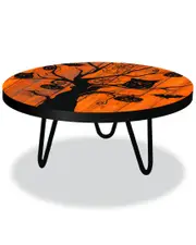 Courtside Market Harvest Collection Owls & Jack-O-Lanterns Seasonal Table/Riser