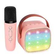 YLL Kids Karaoke Machine, Portable Bluetooth Speaker with Wireless Microphone...