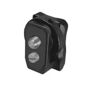 Cold Shoe Mount Adapter W/ 1/4" Hole For DSLR Camera Cage Rig Plate Mic Monitor