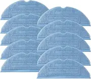 Washable and Reusable Mop Cloth Pads Replacement，Compatible for Roborock，S7 S7MaxV Ultra，Vacuum Cleaner(10pcs)