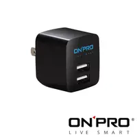 在飛比找PChome24h購物優惠-ONPRO UC-2P01 雙USB輸出電源供應器/充電器(