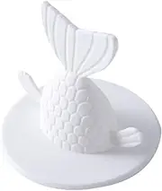 Cabilock Bathroom Sink Plug Kitchen Sink Strainer Floor Drain Cover Fishtail Design