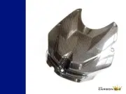 BMW S1000RR 2009-2011 CARBON TANK COVER IN GLOSS TWILL WEAVE PETROL FIBRE HP4