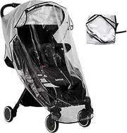 Griwuut Universal Rain Cover for Pushchair, Baby Buggy Rain Cover for Pushchair with Zip Wind Dust Shield
