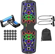 Workout Board for Home Gym | Adjustable Multifunctional Workout Equipment with Tension Rope,Compact Fitness Accessories for Chest Shoulder Latissimus Dorsi Triceps
