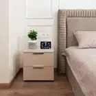 Battery Operated Bedside Table Alarm Clock Number Clock Home Decor Quartz