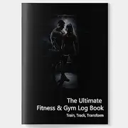 Ultimate Fitness and Gym Log Book, A5 Training Journal, Daily Exercise Tracker with Motivational Quotes, Personal Records