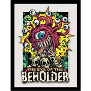 Dungeons and Dragons Eye Of The Beholder Breakout Collector Print Framed
