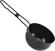 Zerodeko Stew Pot Practical Household Cooking Pot for Outdoor Use Fast Heating Kitchen Pot with Flat Bottom for Camping Picnics and Single Serving Meals