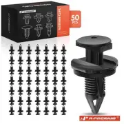 A-Premium 50x 9mm Bumper Piller Push-Type Retainer Clips for Jeep Renegade Fiat (for: Jeep)