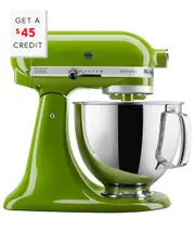 KitchenAid Artisan Series 5qt Matcha Tilt-Back Head Stand Mixer with $45 Credit