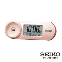 在飛比找PChome24h購物優惠-【SEIKO 精工】日曆溫度顯示漸強式嗶嗶電子鐘(QHL06