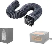 Creality Upgraded Fume Extraction Kit for Ender Plus 3D Printer Enclosure-with Exhaust Fan Interface or Laser Engraver Enclosure Pro Efficient Ventilation, Exhaust Smoke and Dust, Easy to Operate