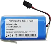 1 Pcs 14.4V 2600mAh Robot Vacuum Cleaner Replacement Battery Compatible for Eufy RoboVac LR30 L35 LR20 Hybrid+ Robot Vacuum Cleaners