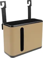 VALICLUD Car Back Seat Storage Box With Tissue Dispenser And Trash Can For Vehicle Organization Enhances Car Interior Cleanliness And Convenience
