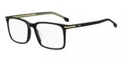 BOSS 1753/G Asian Fit 807 Men's Glasses Black Size 55 - Private Health Rebate - Blue Light Block Available