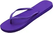 [Ecogbd] Flip Flops for Women, Ladies Shower Slippers, Summer Flat Sandals, Bathroom Beach Pool Slip-On Shoes, Lightweight Basic Thongs Foam Soft Beauty Colors Slides