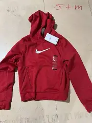 Nike Boys Hoodie Size Small Sweatshirt Pullover Red