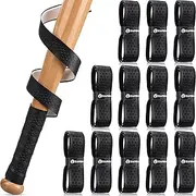 Jerify 12 Pack 40" Bat Grip Tapes Bulk All Weather Performance Full Adhesive Back Baseball Softball Bat Grip for Sports