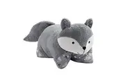 Pillow Pets Naturally Comfy Fox Stuffed Animal Plush Toy, Gray