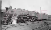 Pennsylvania Railroad (PRR) Engine 6851 at Canton, OH in 1935 - 8x10 Photo