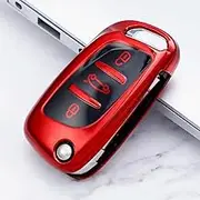 TPU Folded Key Case Cover for Citroen C1 C2 C3 C4 C5 XSARA PICA for Peugeot 306 407 807 DS DS3 DS4 DS5 DS6 Shell Accessories