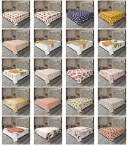 Ambesonne Peach Flat Sheet Top Sheet Decorative Bedding 6 Sizes