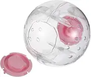 PartyKindom Hamster Toy and Accessories Transparent Hamster Exercise Ball Toy Silent Running Wheel for Small Pets Interactive Hamster Playground