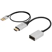 Comsol HDMI Male to DisplayPort Female 4K Adapter