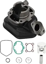 GRCFUMO Engine Piston Cylinder Kit, Cylinder Piston Kit, 40mm Diameter Gasket Ring Set Replacement for Specific Car Model Speedfight 3/4 2 Stroke