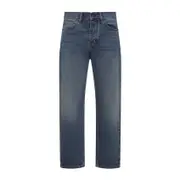 [Carhartt Wip] Carhartt Wip-Blue Newel Cotton Jeans-Uomo 29 WAIST