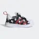 【adidas 愛迪達】Superstar 360 I 小童 嬰兒鞋 襪套 Hello Kitty 聯名 黑紅(GY9214)