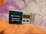 GIRL SCOUT ALARM CLOCK AND CALENDAR BATTERY OPERATED