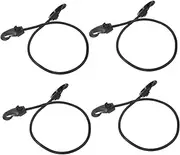 BESPORTBLE 4pcs Kayak Hook Tent Bungees Portable Hook Strap Mini Bungee Cord Bungee Cord Ball Ends Daily Use Hook Rope Multi-use Buckle Strap Canopy Ties Small Hook Rope Hooks Plastic
