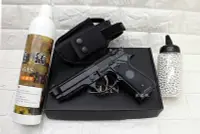 在飛比找Yahoo!奇摩拍賣優惠-台南 武星級 iGUN M92 貝瑞塔 手槍 瓦斯槍 直壓槍