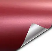 VViViD+ Matte Metallic Bloody Burgundy Premium Vinyl Wrap Film Roll (1ft x 5ft)
