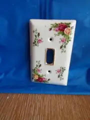 Royal Albert Old Country Roses Single Switch Plate Cover #80843700 New in Box