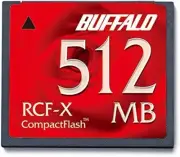 BUFFALO Compact Flash 512MB RCF-X512MY Free Shipping with Tracking# New Japan