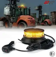 2.5" LED Strobe Magnetic Beacon Emergency Warning Light Amber Forklift Truck E9