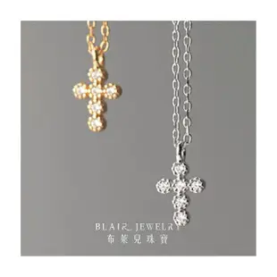 【布萊兒珠寶BJSV3332】純銀項鍊 925 十字架