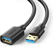 UGREEN USB Extension Cable Type A 3.0 Extender Male to Female Cord High Speed Data Transfer Lead Compatible with Webcam, Gamepad, Keyboard, Mouse, Flash Drive, Hard Drives, Oculus VR, Xbox (1M)