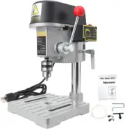 3-Speed Benchtop Drill Press, Electric Bench Wood Drilling Machine for DIY Creat