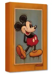 Mickey Mouse Walt Disney Fine Art Trevor Carlton Ltd Ed TOC Print Vintage Mickey