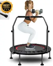 KENSONE 40" Mini Trampoline Spring Cover 3-Layer Safety Pad for 6-Leg Frame