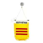 South Vietnam Flag Mini Banner / Double Sided Mini South Vietnam Car Window Flag
