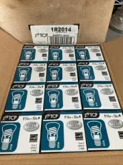 *BLOWOUT* Factory New Box Of 48 TCP 14W R20 Flood CFL Light Bulbs 2700K 530lm